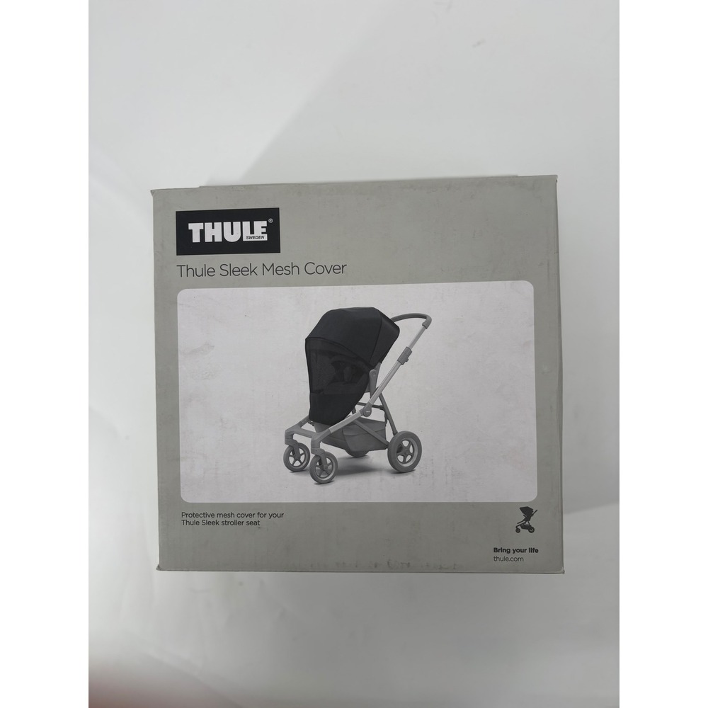 Thule Sleek Mesh Cover Protective Stroller Sun Wind Insect Shield 11000309 Black